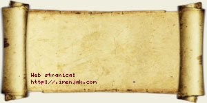 Jana Vujatović vizit kartica